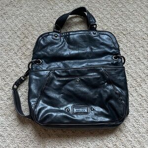 Nine West Black Leather Tote